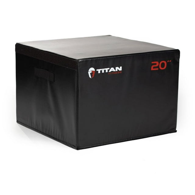 Titan Fitness 20-in Portable Soft Foam Plyometric Box