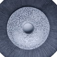 thumbnail image 4 of Round Dual Layer Glass and Sandstone Wall Decor, Small, Gray, 4 of 5
