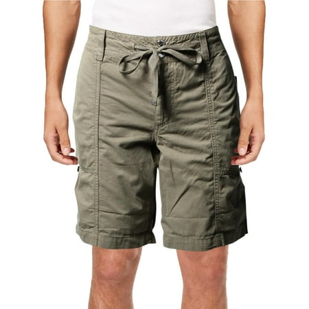 Ralph Lauren Flat Front Shorts - Lauren Ralph Lauren Womens Ficanti Adjustable Leg Shorts