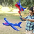 thumbnail image 5 of Light Emitting Foam Glider Plane Toy for Outdoor Play, Hand Throw Airplane Flying Toy for Kids Adults Parties and Sports Activities, 5 of 5
