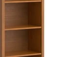 thumbnail image 4 of Simpli Home Warm Shaker Solid Wood Transitional 48 inch Wide Desk with 26 inch Wide Bookcase in Light Golden Brown (Set of 2), 4 of 12