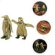 thumbnail image 4 of 2 piezas de pingüino pequeño de metal, adorno de pingüino, mini adorno de latón, figura de pingüino de latón, 4 of 5