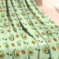 thumbnail image 4 of Soft Avocado Blanket for Kids Thanksgiving Gift Boy Couch Room Kawaii Flannel Throw Blanket Decor for Girls 50*60 Inches Christmas Gift for Mom Girlfriend, 4 of 4