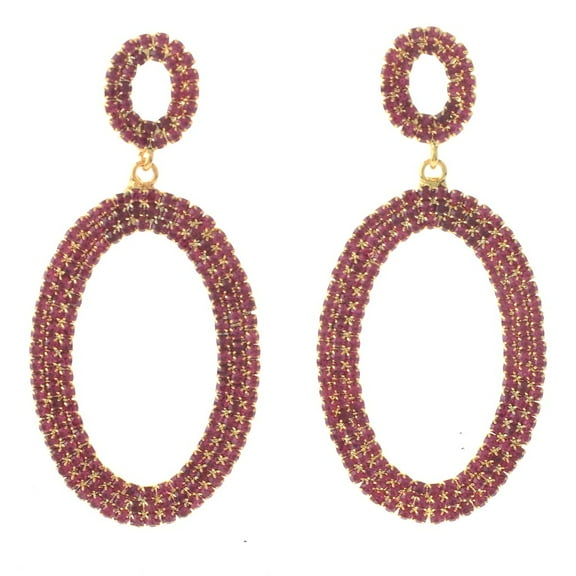 Rhinestone Post Earrings