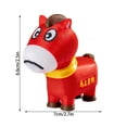 thumbnail image 3 of Adornos De Plástico Adorno de poni para Año Nuevo chino, figura convertible de caballo del zodíaco para exhibir en casa y oficina, decoración festiva para las fiestas. NCHKUN, 3 of 8