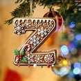thumbnail image 4 of Christmas Alphabet Ornaments Set Personalized BYO Tree Decor - 26 Letters Holiday Home Decoration Custom Tree Hanging(Z), 4 of 4
