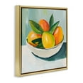 thumbnail image 3 of Stupell Industries Bowl of Citrus Fruit Food & Beverage Painting Gold Floater Framed Canvas Art Print Wall Art, 25 x 25, 3 of 9