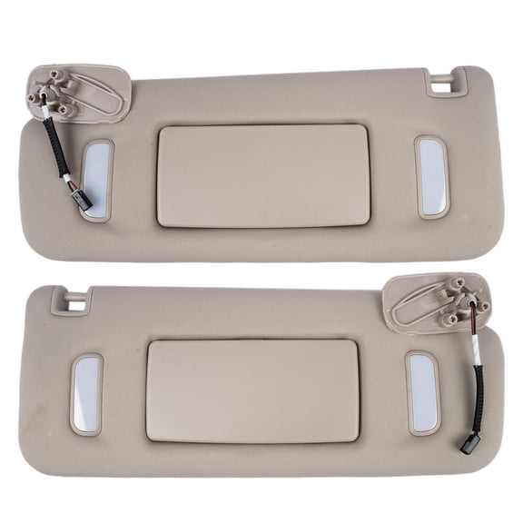 NEWZQ Front Left and Right Sun Visor for Chevrolet Tahoe GMC Yukon Sport Utility 2007-2014 2Pcs