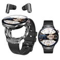 thumbnail image 1 of ATEVIX Reloj Inteligente con Auriculares Bluetooth, Pantalla HD Redonda de 1.85 Pulgadas, Estilo Militar, Impermeable IP67, Más de 100 Modos Deportivos, Monitor de Frecuencia Cardíaca, Rastreador de, 1 of 9