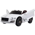 thumbnail image 1 of Aosom Voiture Électrique 12V Bentley sous Licence avec Télécommande pour Enfants, Jouet à Chevaucher pour Tout-Petits, Cadeau, Blanc, 1 of 9