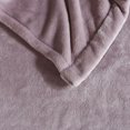 thumbnail image 5 of Beautyrest Heated Plush Solid Microlight Blanket, Full, Lavender, 5 of 12