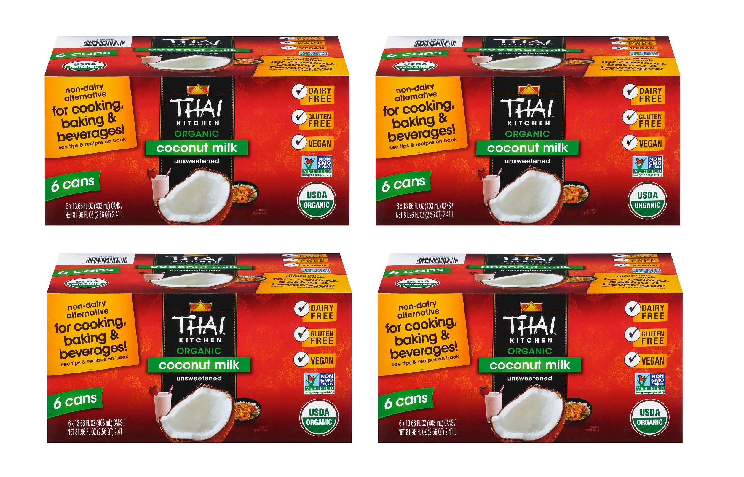 Thai Kitchen Organic Coconut Milk Unsweetened 13 66 Fl Oz 6 Count   5ebfb765 2b51 4456 B06c Bd2c9991a98c.78fdae08133c45c31ae4a0e859f6fb98 