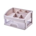 thumbnail image 1 of Makeup Storage Organizer Waterproof Cosmetics Display Case with Drawer Detachable Storage Box and Transparent Cover Display SkinCare for Bathroom Countertop Bedroom Vanity Desk Travel, 1 of 6