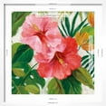 thumbnail image 5 of Art.com Tropical Jewels I v2 Pink Crop Art Print by Silvia Vassileva, White Frame Wall Art, 21" x 21", 5 of 5