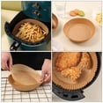 thumbnail image 2 of MasteelfCA 100pcs Air Fryer Paper Liners Disposable Baking Paper Oil proof Paper Liner, 2 of 8