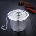thumbnail image 3 of ENJOYW Stainless Steel Loose Tea Leaf Brewing Basket Filter Holder Infuser with Chain Tea Leaf Infuser, 3 of 7