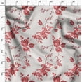 thumbnail image 3 of Soimoi Poly Canvas Red Fabric By the Yard - 56 Inch Wide - Florals, Leaves Print Fabric - Elegant & Beautiful Patterns for Fashion and Home Decor Printed Fabric, 3 of 6