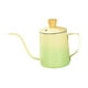 thumbnail image 4 of 600 ml de cuello de cisne vertido sobre el café hervidor de agua Café de goteo 8.7x9.8 cm de largo Supo estrecho de acero inoxidable con estilo Gradiente verde, 4 of 8
