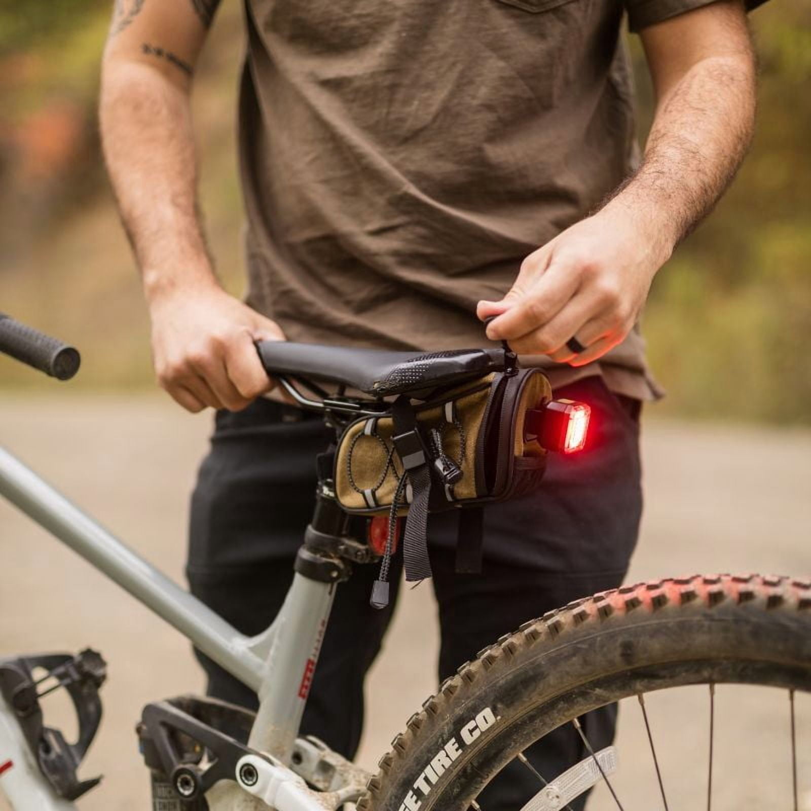 Swiss Tech Tail Light & Under Saddle Bag Combo