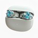 thumbnail image 1 of Accesorios clip-on para auriculares BEVCEFCC, diamante ovalado, azul lago, 1 of 6