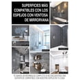 thumbnail image 2 of Mirrorvana Espejo para regadera antiempa&ntilde;ante con Ventosa, Espejo de Afeitar para ba&ntilde;o, 20 cm de di&aacute;metro, 2 of 7