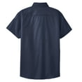 thumbnail image 7 of Yellow Rooster Womens Short Sleeve Easy Care Shirt Navy/Light Stone 2XL, 7 of 7