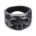 thumbnail image 3 of Anillos para mujer, regalos para mujer, 2 piezas, recuerdo de Halloween, calavera para mujer, hombre, compromiso, boda, accesorios de joyería, regalo, tornillo, tornillo, 3 of 5