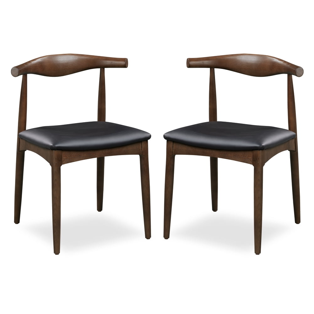 Poly & Bark Keren Dining Chair in Walnut (Set of 2)
