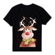 thumbnail image 1 of Camisas Navideñas Mujeres Hombres O-Cuello Manga Corta Feliz Navidad Estampado Familia Tops Camiseta Blusa Odeerbi ODB121390, 1 of 4