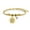SGLYF048 Bracelet in Gold, variant on Stainless Steel Snake Chain Bracelet Mother's Day Pink Diamond Commemorative Gift Engraved Titanium Steel Bracelet