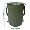 thumbnail image 2 of Pop Up Camping Can with Lid, 10 Gallon Collapsible Garbage Can, Foldable Outdoor Bag with Sorting Clips for Yard Waste, Lawn, Leaf, Travel, and Parties, 2 of 5