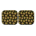 thumbnail image 5 of Lsque Sunflowers 2 PCS Windshield Sun Shade | CarFoldable Window Covers | Car Accessories Reflect UV for Universal Cars SUV Truck | Small, 5 of 7
