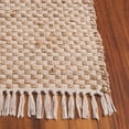 thumbnail image 3 of SAFAVIEH Montauk Cora Checkered Area Rug, Natural/Yellow, 8' x 10', 3 of 10