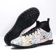 thumbnail image 3 of Botas de fútbol profesionales para hombre y mujer, zapatos de fútbol Unisex, zapatillas de deporte de tobillo con picos largos, tacos a juego, ultraligeros, novedad, 3 of 5