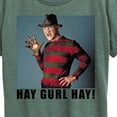 thumbnail image 3 of Nightmare on Elm Street - Hay Gurl Hay - Women's Short Sleeve Graphic T-Shirt, 3 of 5
