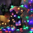 thumbnail image 4 of LED Star String Lights USB/Battery Operated Fairy Lights Christmas Garland For Party Wedding Home Outdoor Patio Decoration, 4 of 10