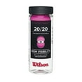 thumbnail image 4 of Wilson 20/20 Racquetball (3 Ball Can), Pink, 4 of 5