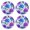 Hydrangeas & Dragonflies, variant on Vzayyk 4Pack Wooden Coasters With Cork Base Heat-Resistant Drink For Home Office Restaurant Pattern Of Tulips