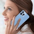 thumbnail image 5 of for Cute iPhone 12 Case for Women with Credit Card Holder & Hidden Mirror, Two Layer Shockproof Heavy Duty Protection Cover Protective Wallet Case for iPhone 12, Blue, 5 of 7