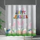 thumbnail image 5 of Cortina de Ducha Ganchos Cortina de Baño Decoración de Pascua Baño Tejido de Partición Impresión Digital Baño Gancho Impermeable Cortina No Perforada Cortinas de Ducha para Baño, 5 of 6