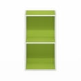 thumbnail image 4 of Furinno Pasir 2-Tier Open Shelf Bookcase, Green/White, 4 of 5