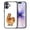 Brown Silkie Chicken, variant on WIRESTER Shockproof Soft Rubber Cover Case for Apple iPhone 17 6.3" 2025, Barnyard Chicken Roosters Teal Background