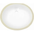 thumbnail image 2 of American Imaginations 19.5-in. W Oval Bathroom Undermount Sink Set In White - Chrome Hardware AI-26609, 2 of 8