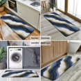 thumbnail image 6 of Blue White Gold Marble Pattern Kitchen Rug Mat,Kitchen Runner Rugs Non Skid Washable,Decorative Kitchen Floor Mats for Kitchen,Sink,Laundry,17"x47.2", 6 of 7