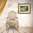 thumbnail image 3 of Bellows, George 14x11 Gold Ornate Wood Framed with Double Matting Museum Art Print Titled - Up the Hudson, 3 of 4
