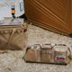 thumbnail image 4 of Bolsa de almacenamiento para accesorios de carpa para exteriores, artículos diversos, bolsa de mano para herramientas de jardinería y acampada, organizador de correas de mano resistente al desgaste,, 4 of 5