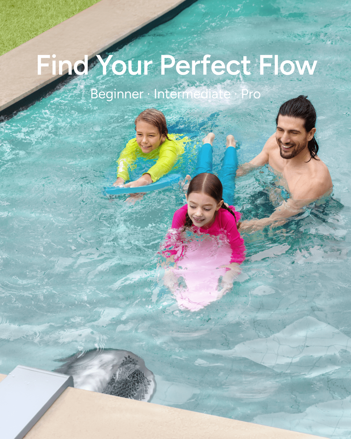 iGarden P100 Swim Jet System, 450 GPM Inverter Counter Current Swimming System with 5 Wave Modes, Swim Jet Machine for Inground Pools, Training or Fun, Full Touchscreen, App Control