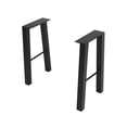 thumbnail image 2 of TC-Home 22" Industry Table Legs Solid Iron Set of 2 DIY Table Legs Baking Finish Black, 2 of 11