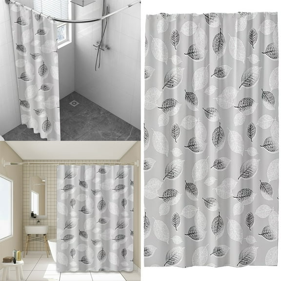 1X Shower Curtain Fabric Shower Curtain or Polyester Soft Cloth & Hotel Quality Machine Washable White Shower Curtain Liner for Bath Tub Shower Curtain