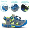 thumbnail image 2 of DREAM PAIRS Sandalias de verano para exteriores con puntera cerrada para niños y niñas Dream Pairs 181108K, 2 of 6